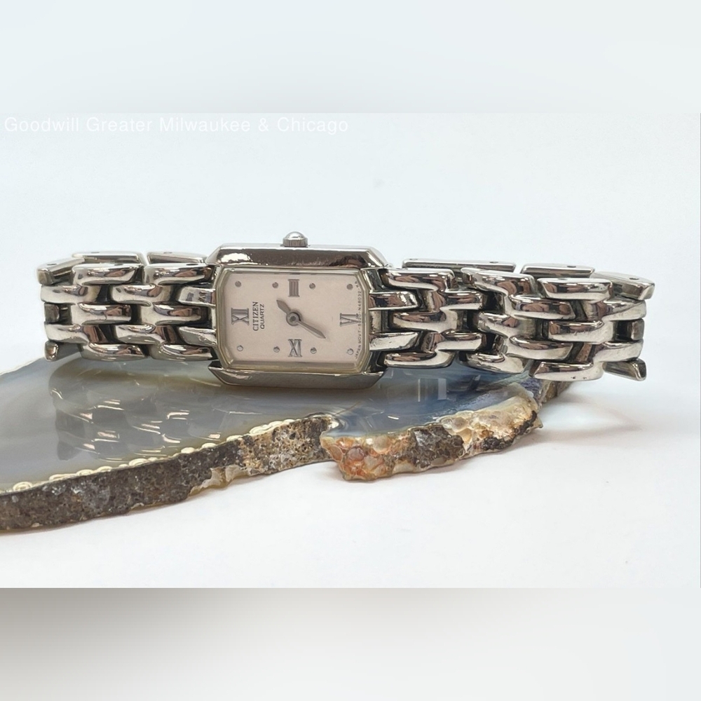 Citizen Designer Silver Women's Watch with Bracelet Set - Picture 6 of 7